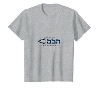 Saved by Yeshua Christian Faith Inspiration pour Homme T-Shirt, Enfant, Gris Chiné, 2 Ans