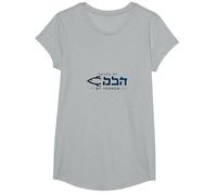 Saved by Yeshua Christian Faith Inspiration pour Homme T-Shirt, Fille, Gris Chiné, XS