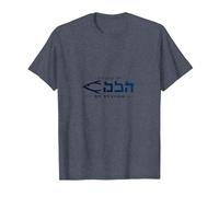 Saved by Yeshua Christian Faith Inspiration pour Homme T-Shirt, Homme, Bleu Chiné, M