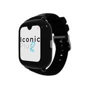 SaveFamily Iconic Plus 2. Montre Intelligente pour Enfants GPS, Appel, Appel vidéo, IA, SOS, Mode école. Whatsapp, Spotify, thermomètre, Bracelets interchangeables. (Iconic Plus 2, Black)