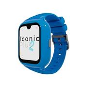 SaveFamily Iconic Plus 2. Montre Intelligente pour Enfants GPS, Appel, Appel vidéo, IA, SOS, Mode école. Whatsapp, Spotify, thermomètre, Bracelets interchangeables. (Iconic Plus 2, Blue)