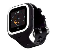 SaveFamily Iconic Plus 4G | Montre Connectée pour Enfant avec Localisateur GPS, Appareil Photo, Appels, Vidéo, Musique, Whatsapp, App Store, Bouton SOS | Carte SIM Incluse - Couleur Noir