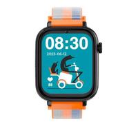 SaveFamily SaveWatch Plus 4G | Montre pour Enfants GPS, Appels, Whatsapp, App Store | Cadran Noir et Bracelet en Tissu Vert