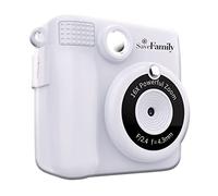 SaveFamily Print. Caméra pour Enfants avec Impression instantanée. Vidéo, Musique, Zoom, Flash et Cadres Amusants. Imprime Plus de 400 Photos. Papier sans BPA. Comprend 2 Rouleaux de Papier