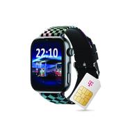 SaveFamily SaveWatch 2 Montre connectée pour Enfant - Boucle Noire avec Bracelet en Silicone