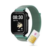 SaveFamily SaveWatch+ Montre Intelligente pour Enfant avec Carte SIM Telekom + Coupon Amazon après Inscription - Montre pour Enfant avec GPS et Fonction d'appel, Messages, Mode école, SOS (Menthe |