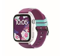 SaveFamily SaveWatch Plus 2 | Montre Connectée pour Enfant avec Localisateur GPS, Appels, Vidéo, Whatsapp, Spotify, App Store - Cadran Blanc et Bracelet en Silicone Maui