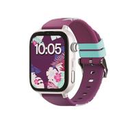 SaveFamily SaveWatch Plus 2 | Montre Connectée pour Enfant avec Localisateur GPS, Appels, Vidéo, Whatsapp, Spotify, App Store - Cadran Blanc et Bracelet en Silicone Maui
