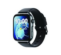 SaveFamily SaveWatch Plus 2 Montre pour Enfant GPS Appels Whatsapp App Store - Cadran Noir et Bracelet en Silicone Noir