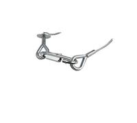 Safety Cable 4 mm - BGV-C1 100 cm Argent Showgear