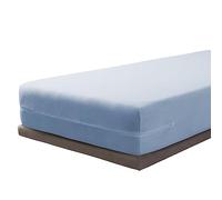 Savel - Rénove Matelas Élastique, Éponge Bouclette 100% Coton - Bleu, 80x190/200cm | Protège-Matelas | Alèse | Housse Integrale de Matelas - Disponible en Plusieurs Dimensions