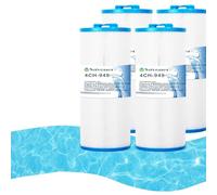 Savener 4CH-949 Cartouche de filtre pour jacuzzi compatible avec FD2007, PWW50L, FC-0172, FIL50-5D13H15FCT-3, FIL11100208, 817-4050, Teleweir 50, AK-90091, SD-01143, 2007070 2, 50 Sq. Ft, Lot de 4