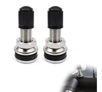 Savento 2 Valves Tubeless Moto avec Capuchons Anti-Poussière
