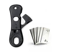 Savento Coupe Buse Silicone 2 en 1 avec Ouvre Cartouche Noir, 1 Pièce