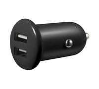 SAVER - Adaptateur d'alimentation pour voiture - 2.1 A - 2 connecteurs de sortie (USB)