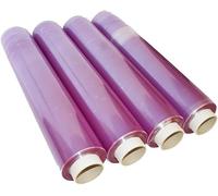 Saverine Bobine de Film étirable Alimentaire Écoresponsable 30 cm X 300 mètres. Conditionnement aliments, Protection fraicheur, Film Alimenatire Profesionel. Resistance, Biodégradable, (3)