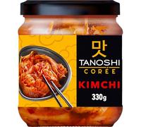 Saveur authentique coréenne à votre table - TANOSHI Kimchi Fermenté épicé, pot de 330g - Lot de 3