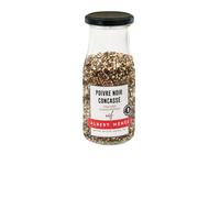 Saveur authentique et pratique au quotidien avec ALBERT MENES Poivre Noir Concassé, Pot de Verre de 70g - Lot de 3