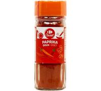 Saveur douce et relevée pour vos plats - CARREFOUR CLASSIC' Paprika doux, épice en poudre au bocal en verre, 40g - Lot de 6
