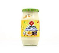 Saveur douce et sans moutarde pour toute la famille - LESIEUR Mayonnaise Douce, Pot de 475g - Lot de 4