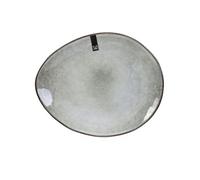 HOME DECO FACTORY Assiette plate KA3752 grès galet – Lave-vaisselle & micro-ondes, Gris