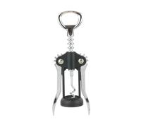 SAVEUR ET DEGUSTATION KV7090 Tire-bouchon double levier ABS/Métal Noir/Rouge/Bleu 16,60 x 4 x 4 cm