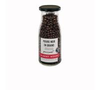 Saveur intense et authentique pour vos plats quotidiens avec ALBERT MENES Poivre Noir Grains, pot en verre de 75g - Lot de 3