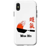 Saveurs de Wok Hei Funny Chinese Wok Cuisson Riz Frit Coque pour iPhone X/XS