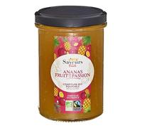 Saveurs & Fruits - Confiture ananas et fruit de la passion moins sucrée 230g - Vendu par unité