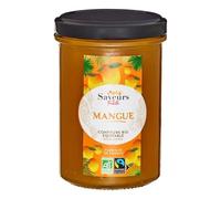 Saveurs & Fruits - Confiture de mangue moins sucrée 60% de fruits 230g - unité