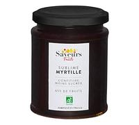 Saveurs & Fruits - Confiture De Myrtilles Moins Sucrée 65% De Fruits 310G - Vendu par unité