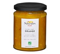 Saveurs & Fruits - Confiture D'Orange Moins Sucrée 65% De Fruits 310G - Vendu par unité