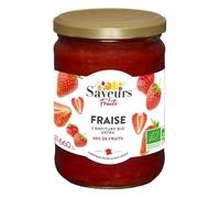 Saveurs & Fruits - Confiture extra fraise 660g - unité