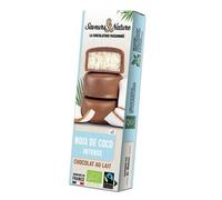 SAVEURS & NATURE-Bouchées de noix de coco enrobées de chocolat au lait 45 g