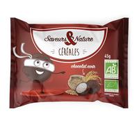 SAVEURS & NATURE-Drôles de céréales enrobées de chocolat noir 45 g