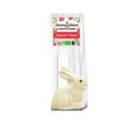 SAVEURS & NATURE-Lapin assis au chocolat blanc bio Saveurs et Nature - 60 g