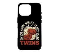 Savez-Vous ce Qui est Vraiment Effrayant ? Grossesse d'halloween Amusante Coque pour iPhone 16 Pro