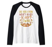 Savez-Vous ce Qui est Vraiment Effrayant ? Grossesse d'halloween Amusante Manche Raglan
