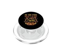Savez-Vous ce Qui est Vraiment Effrayant ? Grossesse d'halloween Amusante PopSockets PopGrip pour MagSafe