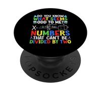 Savez-vous ce qui me semble étrange ? Des chiffres qui ne peuvent pas être divi PopSockets PopGrip Adhésif