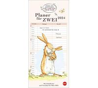 Savez-vous vraiment à quel point je t'aime ? Planificateur mural 2024 joliment illustré avec 2 colonnes. Calendrier mural 2024. Calendrier mural 2024. 16 x 35 cm.