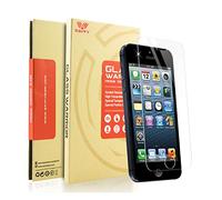 SAVFY iPhone 5 / SE / 5S / 5C Verre Trempé Film Protection écran 0.3mm Glass Screen Protector Vitre Tempered Anti-Traces Reflets Doigts Inrayable 9H et Ultra Résistant Indice Dureté pour Apple iPhone SE / 5 / 5S / 5C