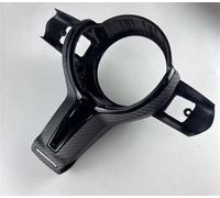 SAVHE Housse de volant en fibre de carbone for BMW Série 1 2 3 4 5 6 7 F30 F10 F18 F20 F25 F34 F48 M3 M6 550D 328M, kit de mise à niveau(Black)