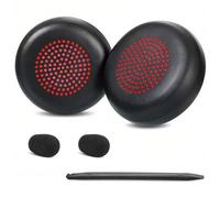 Savi 8210 Coussinets de rechange en cuir protéiné haute densité pour casque sans fil Plantronics Savi 8210 Savi 8220 Noir