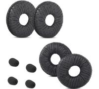 Savi W720-M Coussinets de rechange pour casque de bureau compatibles avec Plantronics Savi W710, W720, W410, W420-Noir