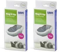 Savic Bag It Up 12 Maxi Sacs Hygiéniques 55X43 cm (Lot de 2)