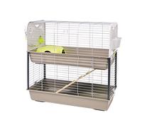 Savic Caesar Deluxe Cage en Chrome pour Rongeur Gris 100 x 50 x 97 cm