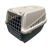 Savic Cage de Transport Trotter 1 - Bleu/Blanc - 48 x 33 x 31 cm
