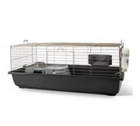 SAVIC-Cage pour lapin nain coloris gris Savic Nero 4 de luxe Happy Planet - 118 x 64,5 x 47 cm