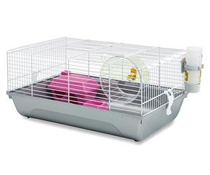 Savic Home Martha Cage pour Hamster Blanc/Gris 46,5 x 29,5 x 21 cm